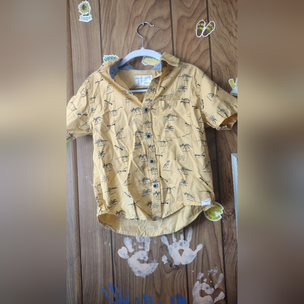 Free planet dino button shirt best offer